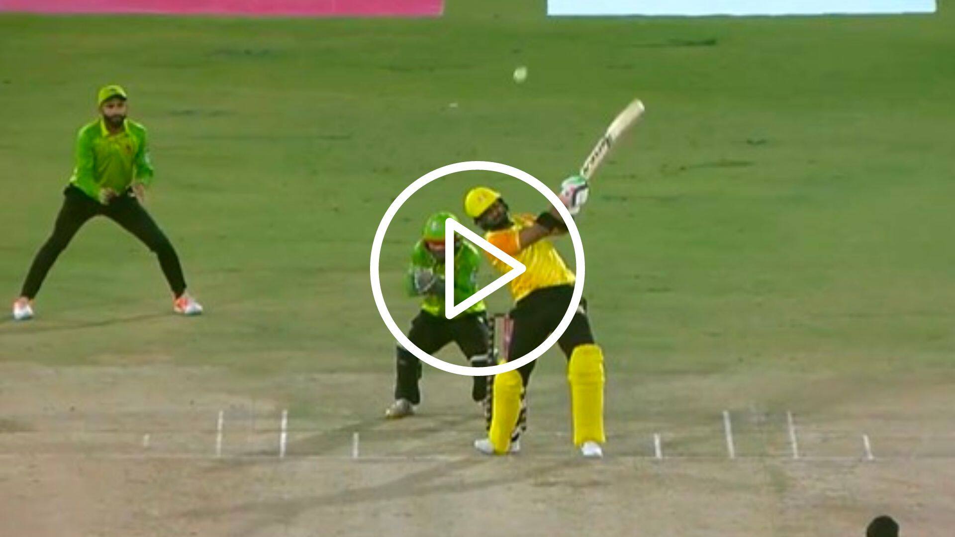 [Watch] Iftikhar Ahmed Bludgeons Huge Six To Win It For Peshawar In National T20 Cup 2023